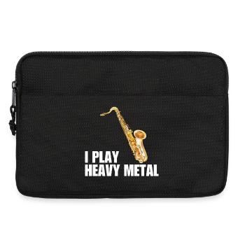 Saxophon, Saxophon, Musikliebhaber, Jazzlehrer, - Laptoptasche 13" - Schwarz - Vorne
