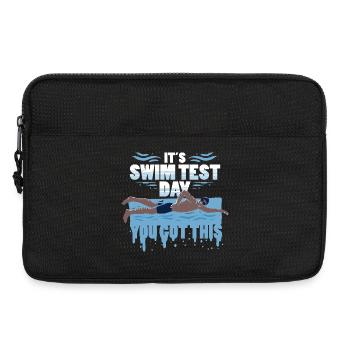 Schwimmlehrer It's Swim Test Day - Laptoptasche 13" - Schwarz - Vorne