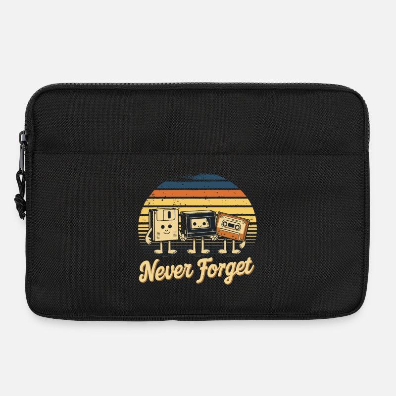 Never forget - Laptoptasche 13" - Schwarz