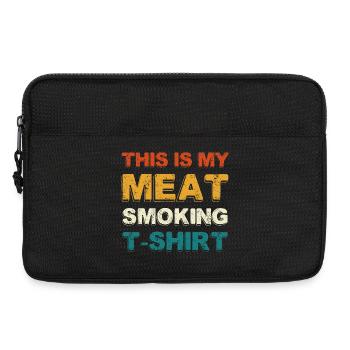 Meat Tuxedo T-Shirt – Grillfreund - Laptop bag 13" - black - Front