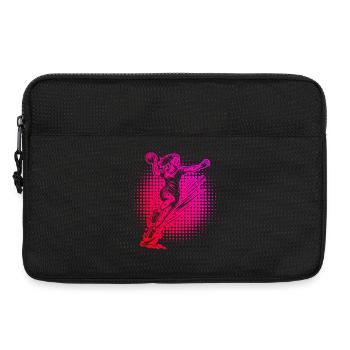 Ein Motiv nur für Handball fuer Frauen - Laptoptasche 13" - Schwarz - Vorne