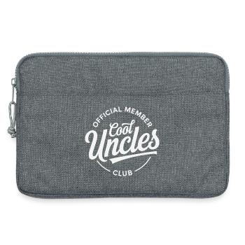 Cool Uncles Club - Laptop bag 13" - heather grey - Front