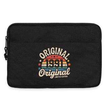 1991 Vintage Limited Edition Gift 1991 - Laptop bag 13" - black - Front