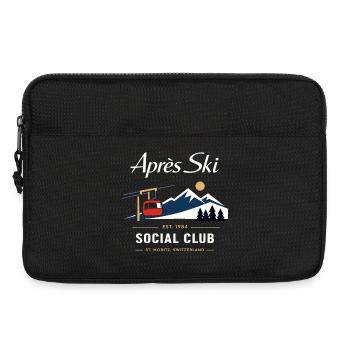Apres Ski Vintage Retro 90er Jahre Geschenk - Laptoptasche 13" - Schwarz - Vorne
