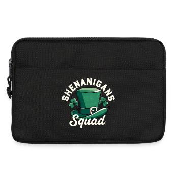 Shenanigans Squad Leprechaun Hat - Laptop bag 13" - black - Front