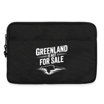 Greenland is Not for Sale - Laptop bag 13" - black - Front