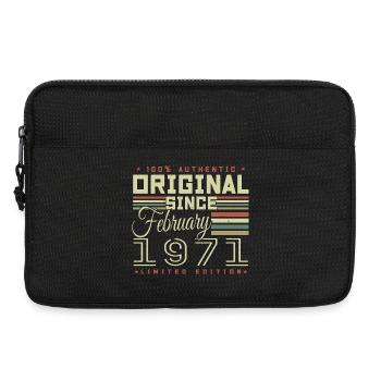 Awesome since February 1971 - Laptop bag 13" - black - Front