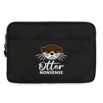 Otter Nonsense Lustig Wortspiel Otter Liebe Spruch - Laptoptasche 13" - Schwarz - Vorne