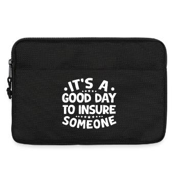 Insurance Agent Costume Good Day To Insure - Laptop bag 13" - black - Front