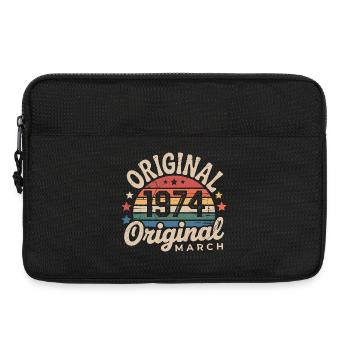 Born in March 1974 edition 1974 Vintage March 1974 - Laptop bag 13" - black - Front