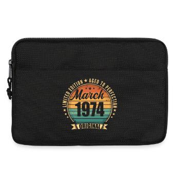 Mars 1974 Édition Limitée Retro Mars 1974 - Sacoche pour ordinateur portable 13 pouces - noir - Devant