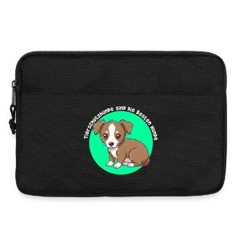Animal welfare dogs are the best dogs - Laptop bag 13" - black - Front