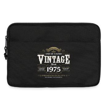 Cadeau d’anniversaire 51 Mari Millésime Mars 1975 - Sacoche pour ordinateur portable 13 pouces - noir - Devant