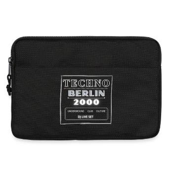 Techno Underground Club Logo - Laptoptasche 13" - Schwarz - Vorne