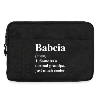 Babcia Définition Beaucoup plus cool grand-mère - Sacoche pour ordinateur portable 13 pouces - noir - Devant