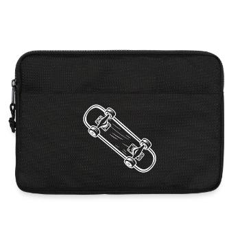 Skateboard Cartoon Look - Sacoche pour ordinateur portable 13 pouces - noir - Devant