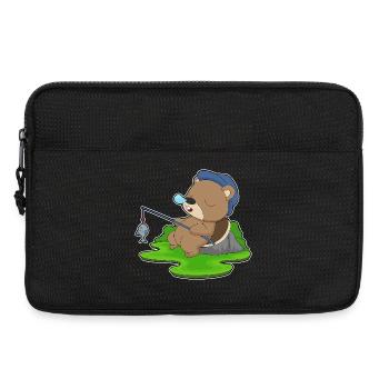 Pêche au castor - Sacoche pour ordinateur portable 13 pouces - noir - Devant