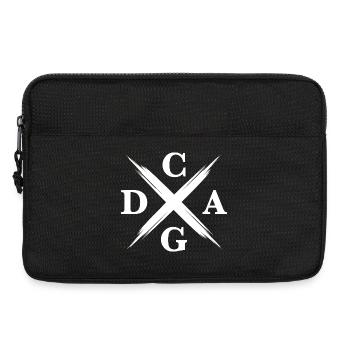 CGDA Bratsche Viola Tuning Saite Musiker - Laptoptasche 13" - Schwarz - Vorne