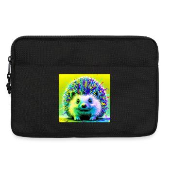 hedgehog - Laptop bag 13" - black - Front