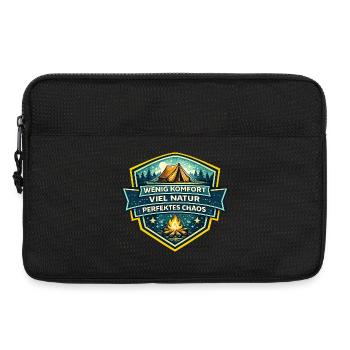Wenig Komfort Viel Natur Chaos - Laptoptasche 13" - Schwarz - Vorne