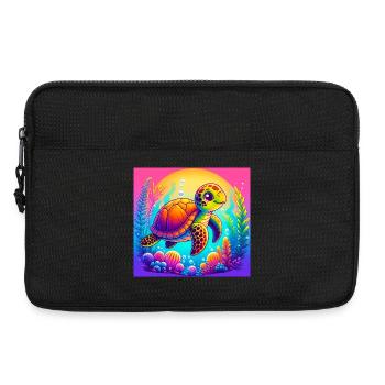 turtle - Laptop bag 13" - black - Front