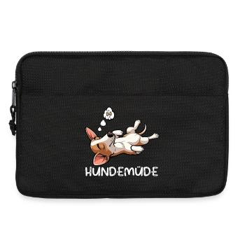 Hundemüde Podenco Podencos Podencoliebhaber  - Laptoptasche 13" - Schwarz - Vorne