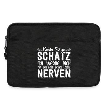 keine sorge schatz ich werde dich für den rest - Laptoptasche 13" - Schwarz - Vorne