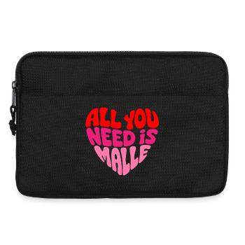 Malle 2026 All you need is Malle - Laptoptasche 13" - Schwarz - Vorne