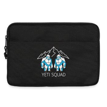 Yeti Squad Geometrisch Bigfoot Berg - Laptoptasche 13" - Schwarz - Vorne