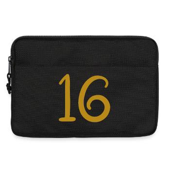 16 - Sacoche pour ordinateur portable 13 pouces - noir - Devant