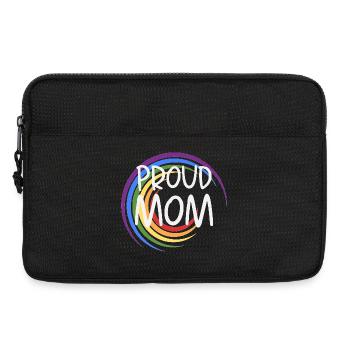 Proud Mom Rainbow - Laptop bag 13" - black - Front
