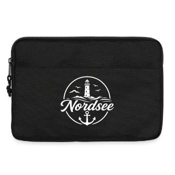 Mer du Nord - Sacoche pour ordinateur portable 13 pouces - noir - Devant