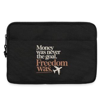 Money Goal Freedom Mindset Unternehmer Freiheit - Laptoptasche 13" - Schwarz - Vorne