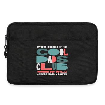 Cool Dads Club - Papa Vatertag Geschenk - Laptoptasche 13" - Schwarz - Vorne