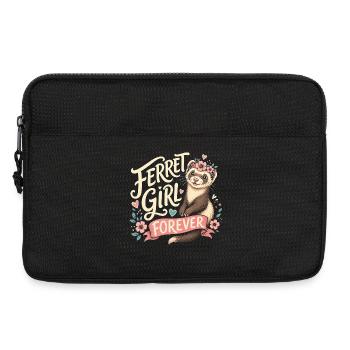 FERRET GIRL FOREVER - Laptoptasche 13" - Schwarz - Vorne