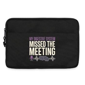 Crohn's disease, Crohn's disease, Ibd-krieger - Laptop bag 13" - black - Front