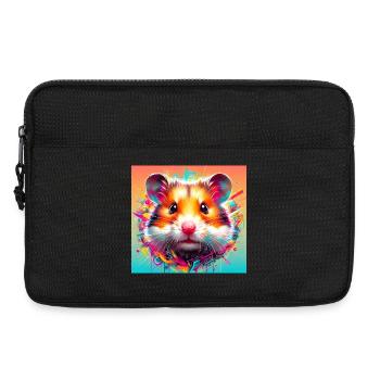 Hamster - Laptoptasche 13" - Schwarz - Vorne