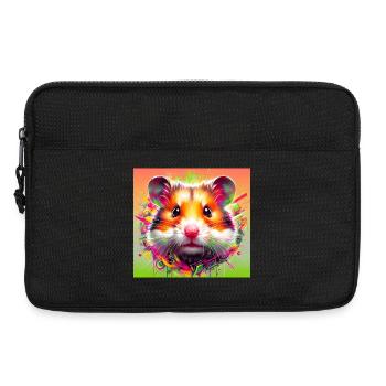 Hamster - Laptoptasche 13" - Schwarz - Vorne