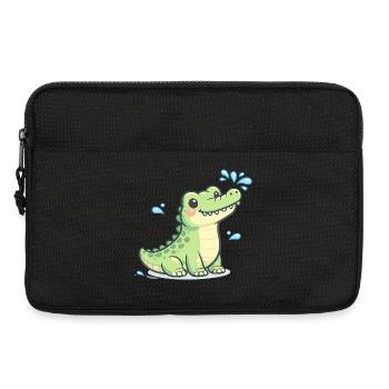 Crocodile water fun - Laptop bag 13" - black - Front
