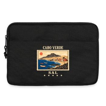 Kap Verde Sal Vintage Reisemarke - Laptoptasche 13" - Schwarz - Vorne