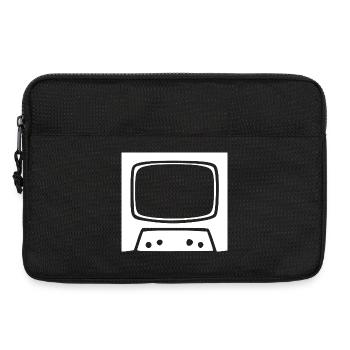 Retro Vintage TV 80s 90s Gift - Laptop bag 13" - black - Front
