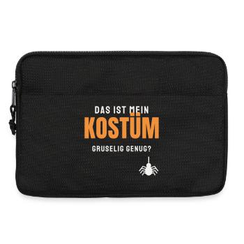Das ist mein Kostüm Halloween Spruch Gruselig - Laptoptasche 13" - Schwarz - Vorne
