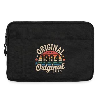 Original Juillet 1984 Anniversaire Vintage Retro - Sacoche pour ordinateur portable 13 pouces - noir - Devant