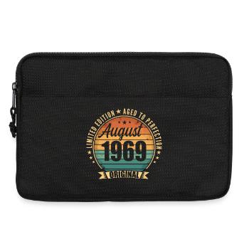 Août 1969 Anniversaire Édition Limitée Vintage - Sacoche pour ordinateur portable 13 pouces - noir - Devant