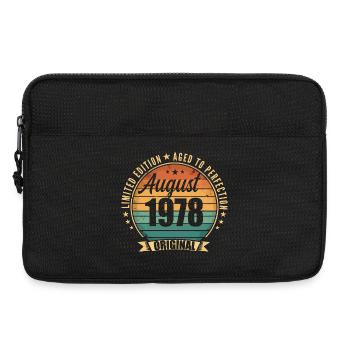 Vintage August 1978 Anniversary Limited Edition - Laptop bag 13" - black - Front