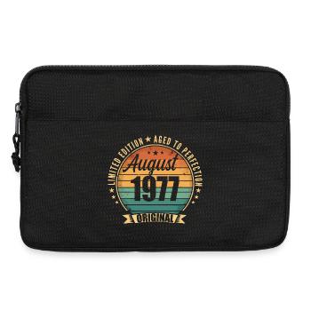 Vintage Août 1977 Anniversaire Édition Limitée  - Sacoche pour ordinateur portable 13 pouces - noir - Devant