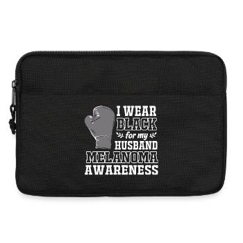 Hautkrebs Melanom - Laptoptasche 13" - Schwarz - Vorne