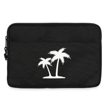 Palmeninsel Silhouette - Laptoptasche 13" - Schwarz - Vorne