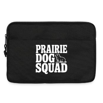 Präriehundetrupp - Laptoptasche 13" - Schwarz - Vorne