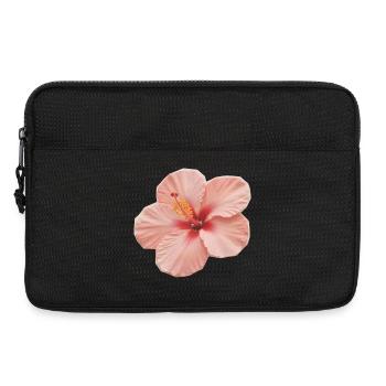 Hibiskuspfirsich - Laptoptasche 13" - Schwarz - Vorne